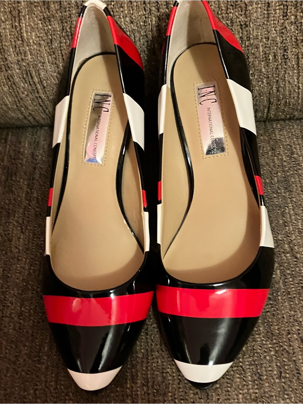 red black and white high heel by I.N.C International Concepts Size 7M